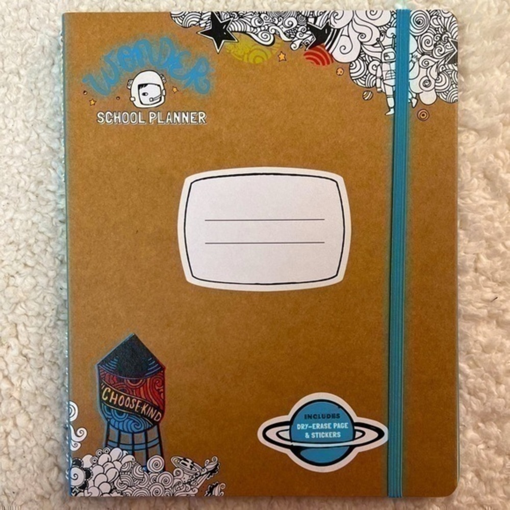 ☀️2/$14 Wonder School Planner A Week-at-a-Glance Kids' Planner w/Stickers Diary